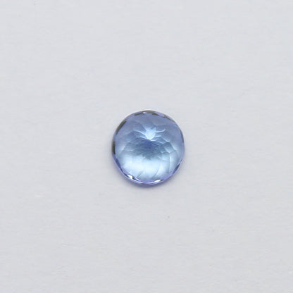 Natural Blue Tanzanite 0.68 Carat 5x5 MM Round Shape Faceted Gemstone