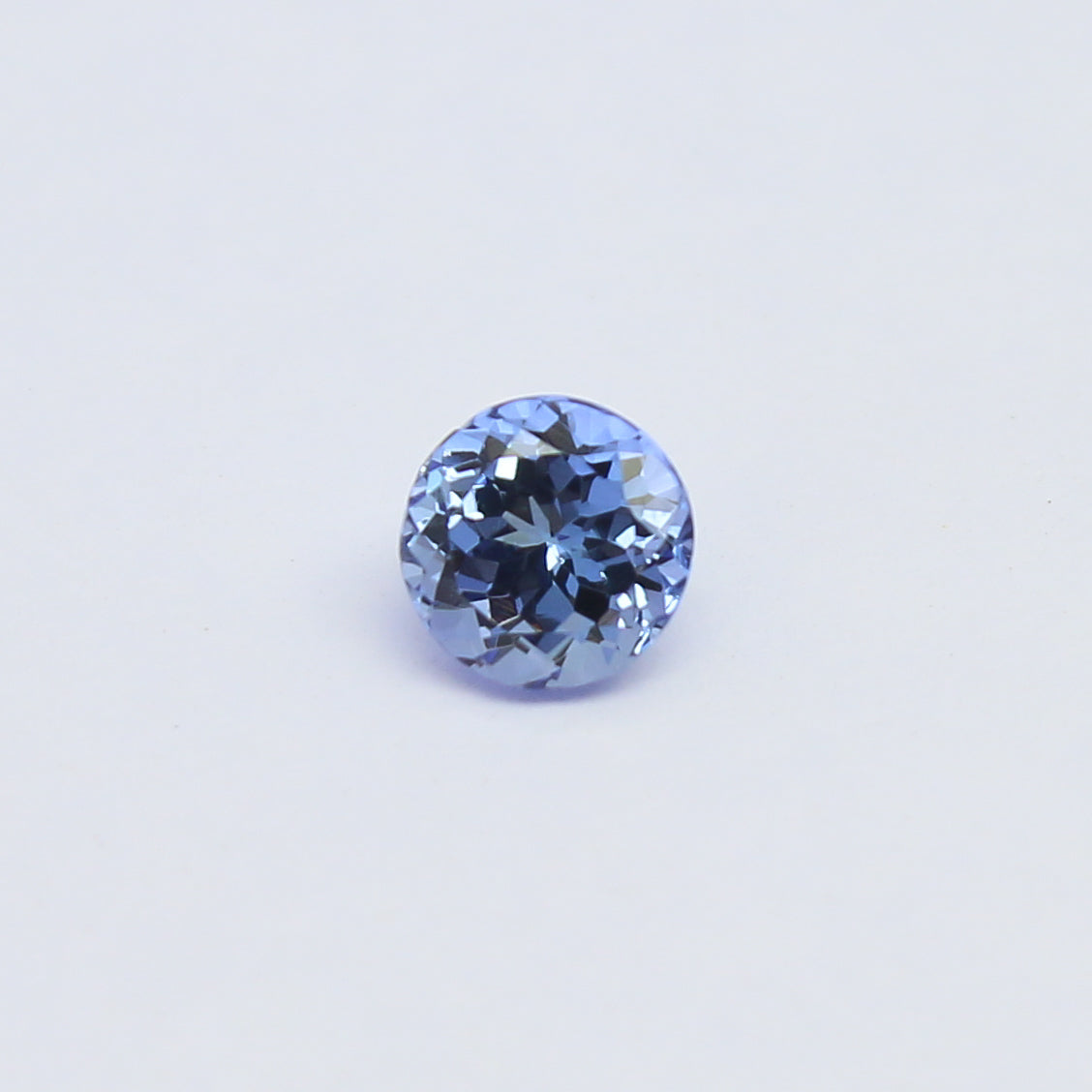 Natural Blue Tanzanite 0.68 Carat 5x5 MM Round Shape Faceted Gemstone