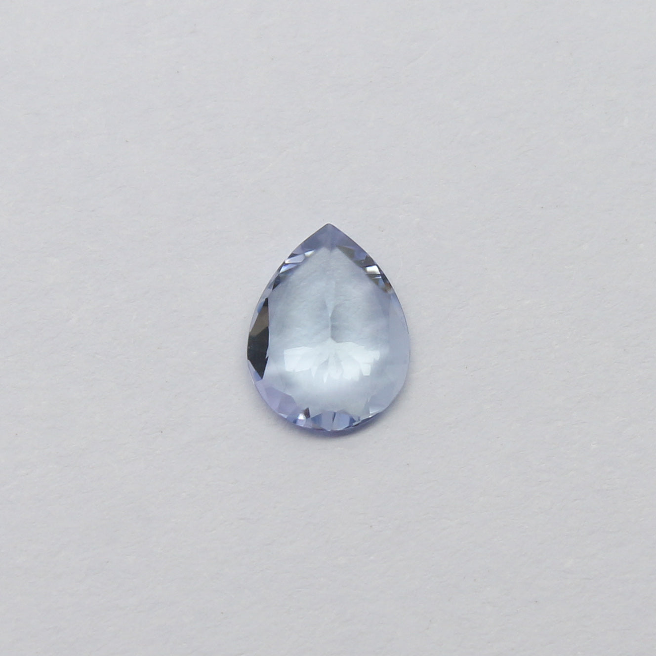 Natural Flawless Tanzanite 0.89 Carat 7.5x6 MM Pear Shape Faceted Gemstone