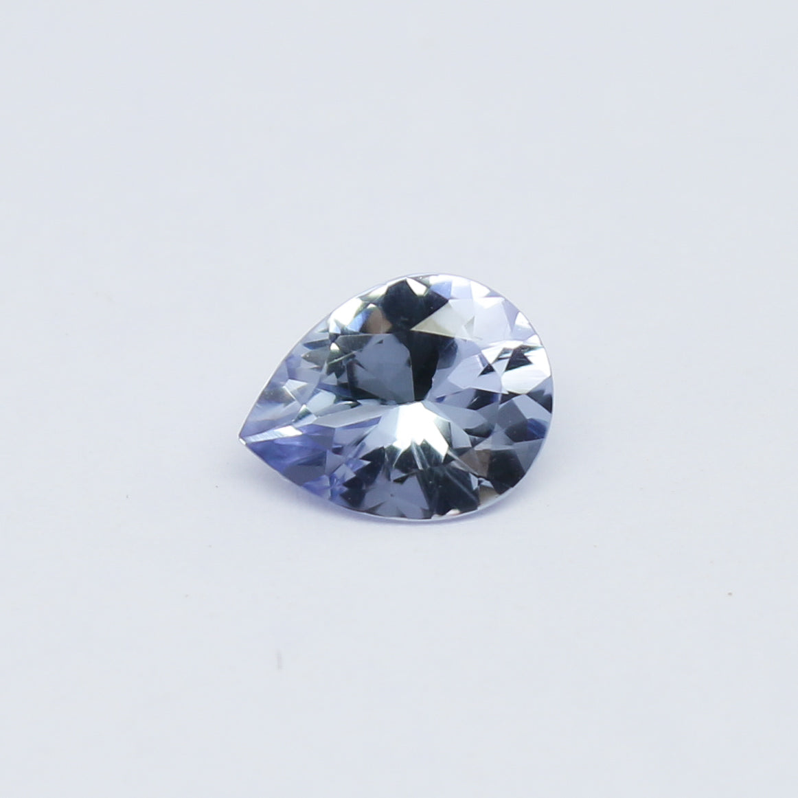 Natural Flawless Tanzanite 0.89 Carat 7.5x6 MM Pear Shape Faceted Gemstone