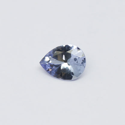 Natural Flawless Tanzanite 0.89 Carat 7.5x6 MM Pear Shape Faceted Gemstone