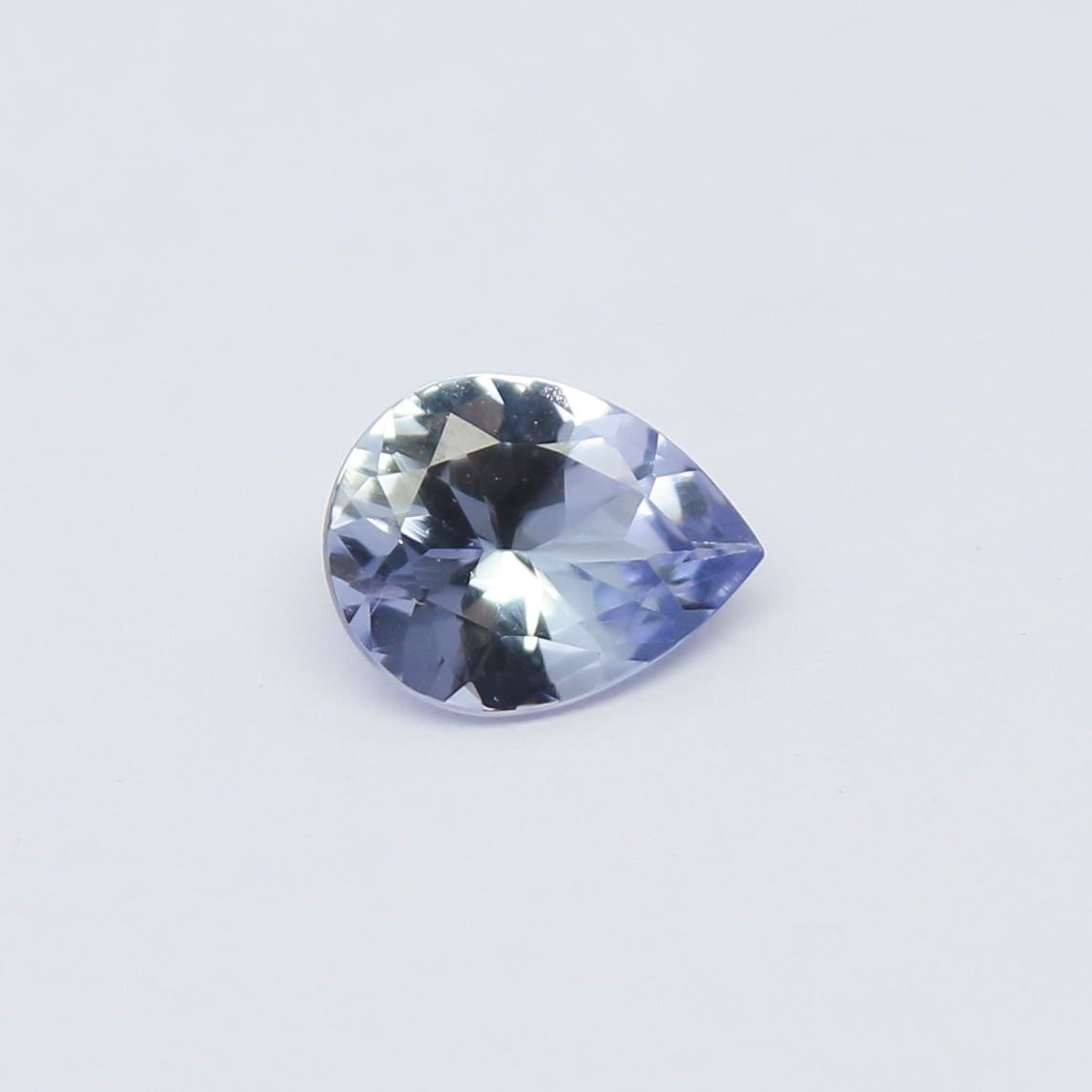 Natural Flawless Tanzanite 0.89 Carat 7.5x6 MM Pear Shape Faceted Gemstone