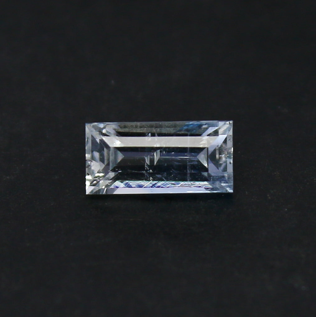 Natural Rare Jeremejevite 0.43 Carat 6x3 MM Baguette Shape Faceted Gemstone