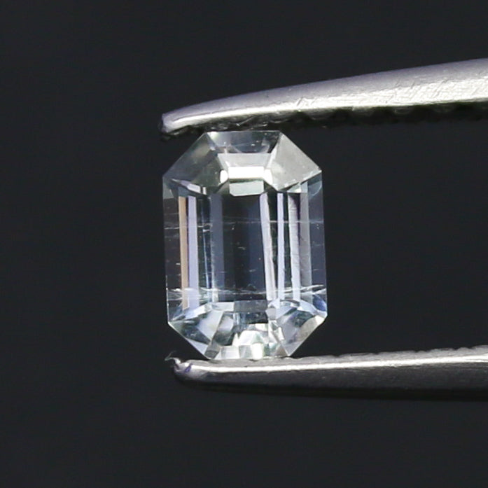 Natural Rare Jeremejevite 0.25 Carat 4.7x3.3 MM Octagon Shape Faceted Gemstone