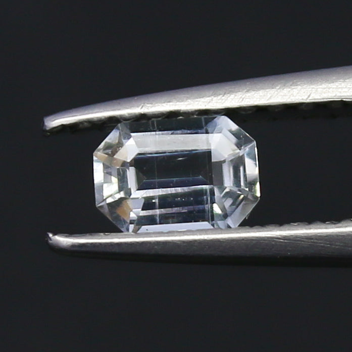 Natural Rare Jeremejevite 0.25 Carat 4.7x3.3 MM Octagon Shape Faceted Gemstone