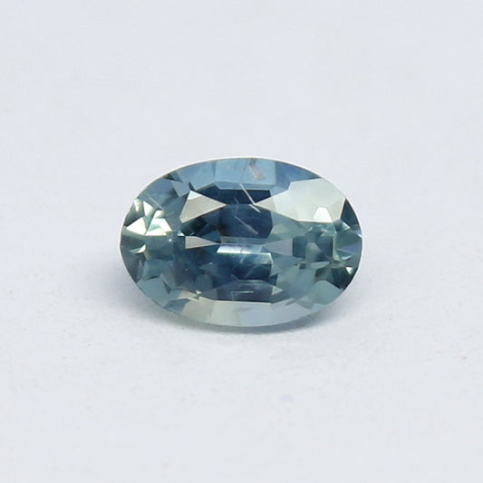 Natural Umba Parti Sapphire 0.39 Carat 5x3.5 MM Oval Shape Faceted Gemstone