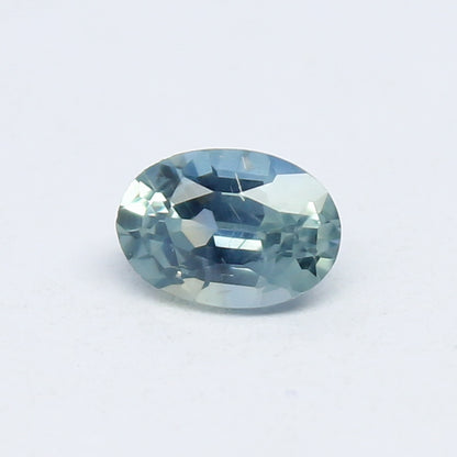 Natural Umba Parti Sapphire 0.39 Carat 5x3.5 MM Oval Shape Faceted Gemstone