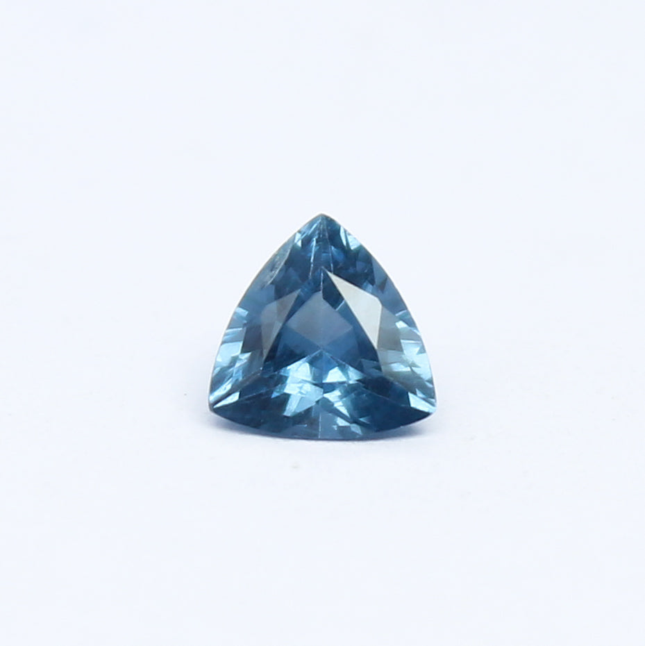 Natural Blue Umba Sapphire 0.29 Carat 4.5x4.5 MM Trillion Shape Faceted Gemstone