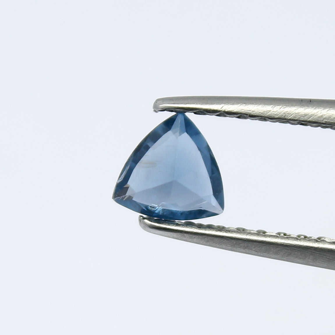 Natural Blue Umba Sapphire 0.29 Carat 4.5x4.5 MM Trillion Shape Faceted Gemstone