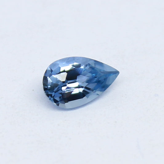 Natural Blue Umba Sapphire 0.22 Carat 5x3 MM Pear Shape Faceted Gemstone