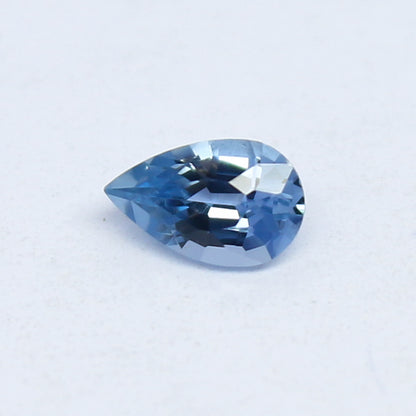 Natural Blue Umba Sapphire 0.22 Carat 5x3 MM Pear Shape Faceted Gemstone