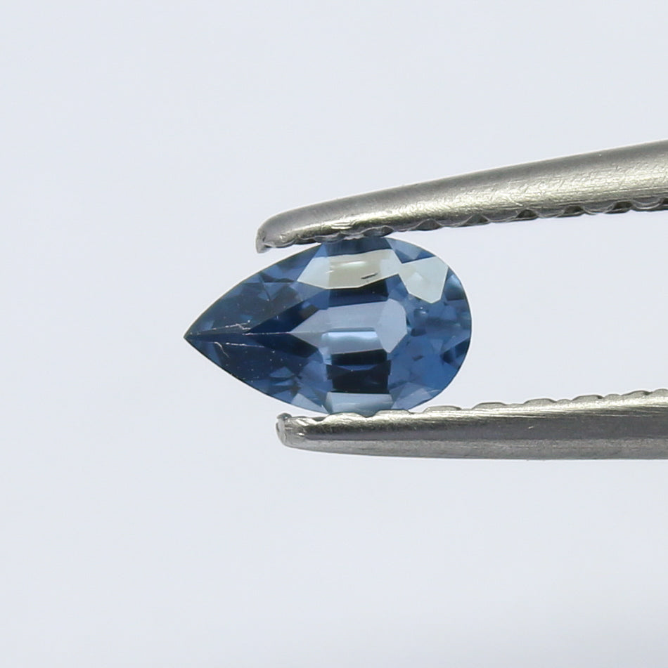 Natural Umba Sapphire 0.20 Carat 5x3 MM Pear Shape Faceted Gemstone