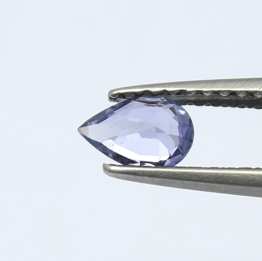 Natural Umba Sapphire 0.38 Carat 5.8x3.9 MM Pear Shape Faceted Gemstone