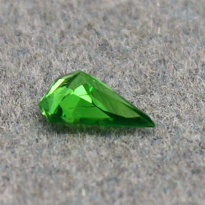 Natural Tsavorite 0.32 Carat 6.1x4.3 MM Fancy Shape Faceted Gemstone