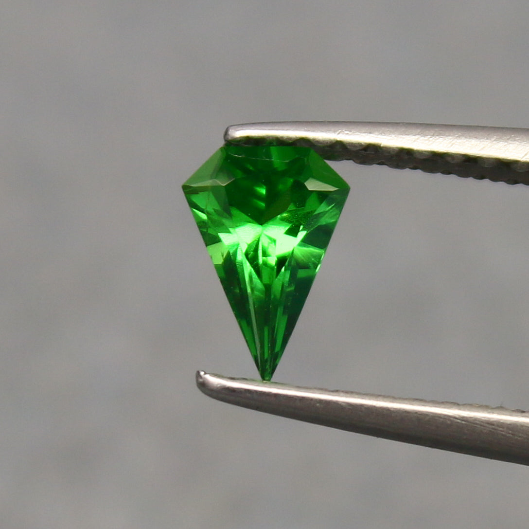 Natural Tsavorite 0.32 Carat 6.1x4.3 MM Fancy Shape Faceted Gemstone