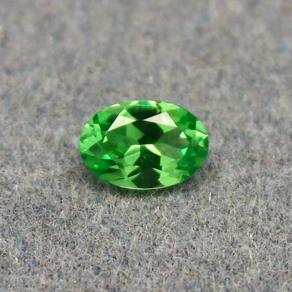 Natural Tsavorite 0.34 Carat 5.5x3.8 MM Oval shape Faceted Gemstone