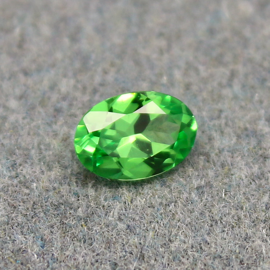 Natural Tsavorite 0.34 Carat 5.5x3.8 MM Oval shape Faceted Gemstone