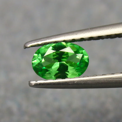 Natural Tsavorite 0.34 Carat 5.5x3.8 MM Oval shape Faceted Gemstone