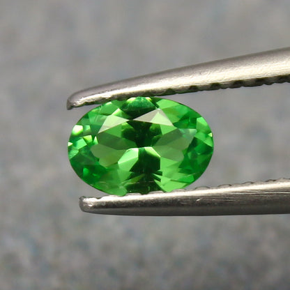 Natural Tsavorite 0.34 Carat 5.5x3.8 MM Oval shape Faceted Gemstone