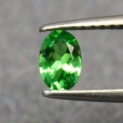 Natural Tsavorite 0.34 Carat 5.5x3.8 MM Oval shape Faceted Gemstone