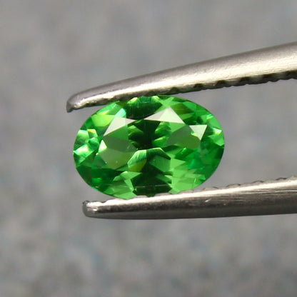 Natural Tsavorite 0.34 Carat 5.5x3.8 MM Oval shape Faceted Gemstone