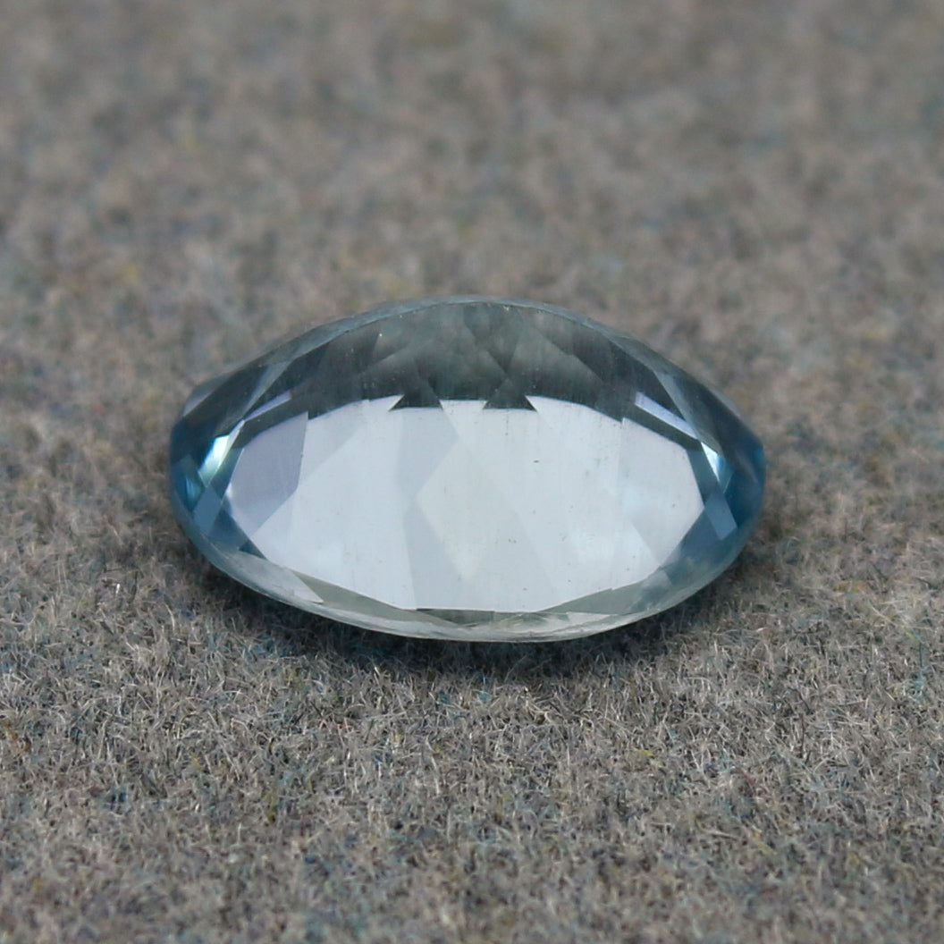 Natural Aquamarine 1.35 Carat 9x7 MM Oval Shape Faceted Gemstone