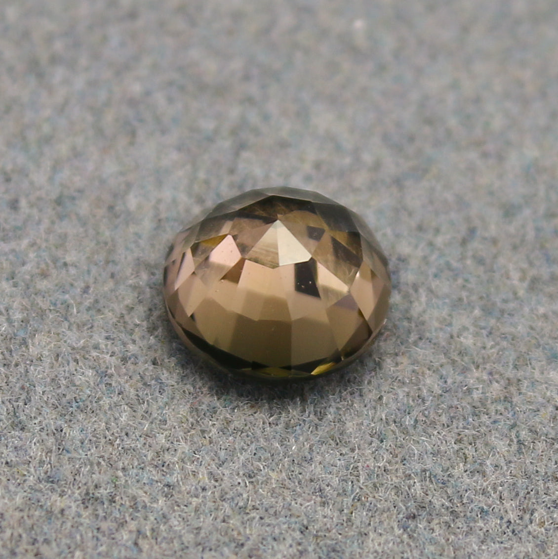 Natural Bi-color Tourmaline Step Cut 1.41 Carat 7x7 MM Round Shape Faceted Gemstone