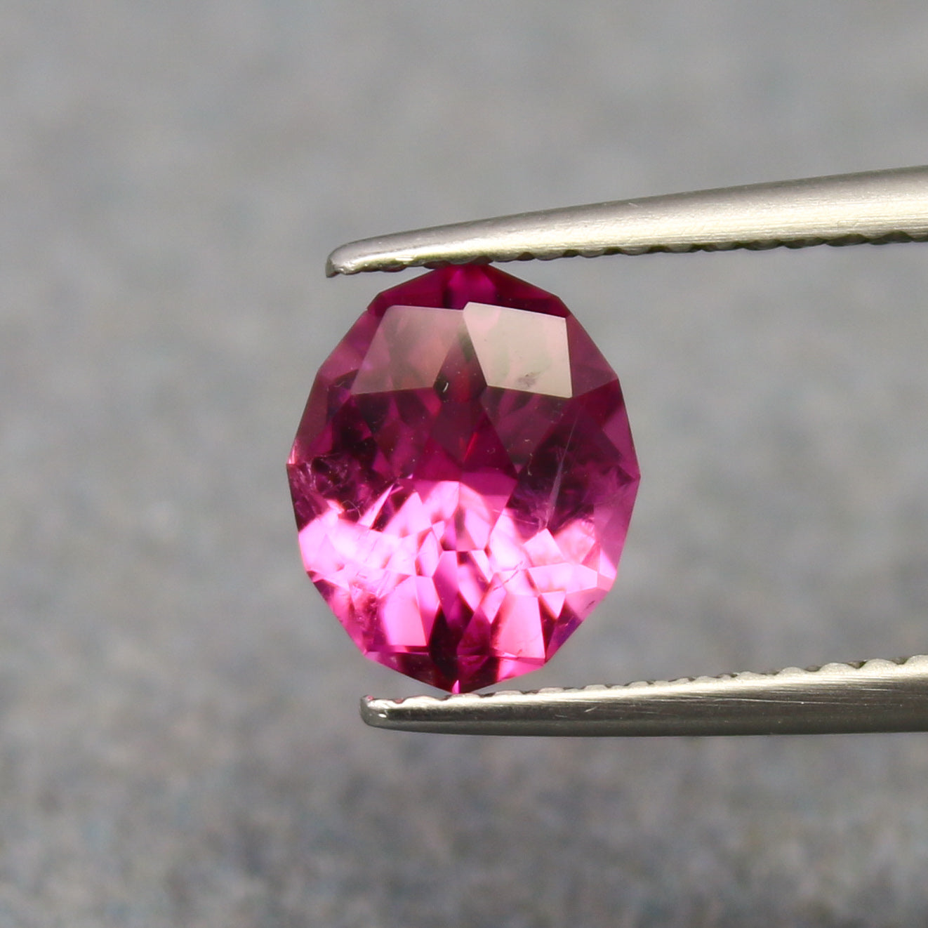 Natural Pink Tourmaline 1.30 Carat 8.5x6.9 MM Fancy Shape Faceted Gemstone