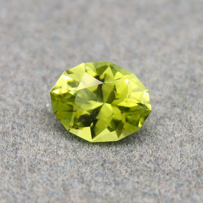 Natural Rare Yellow Tourmaline 1.60 Carat 9.1x7.2 MM Fancy Shape Faceted Gemstone