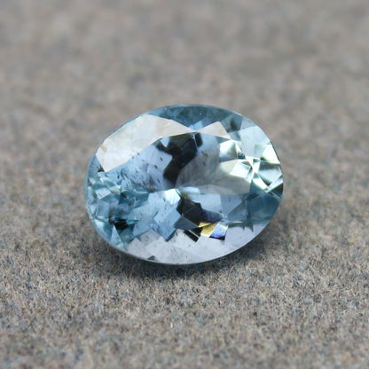 Natural Aquamarine 1.89 Carat 9x7 MM Oval Shape Faceted Gemstone