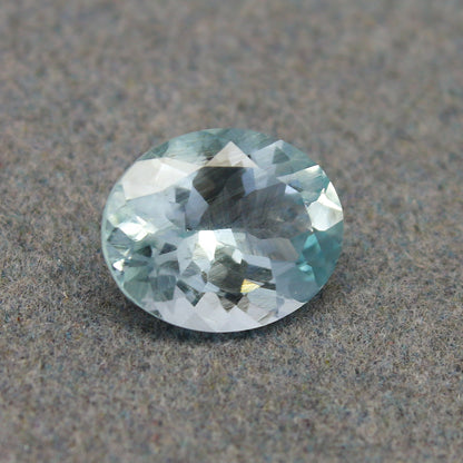 Natural Aquamarine 2.85 Carat 11x9 MM Oval Shape Faceted Gemstone