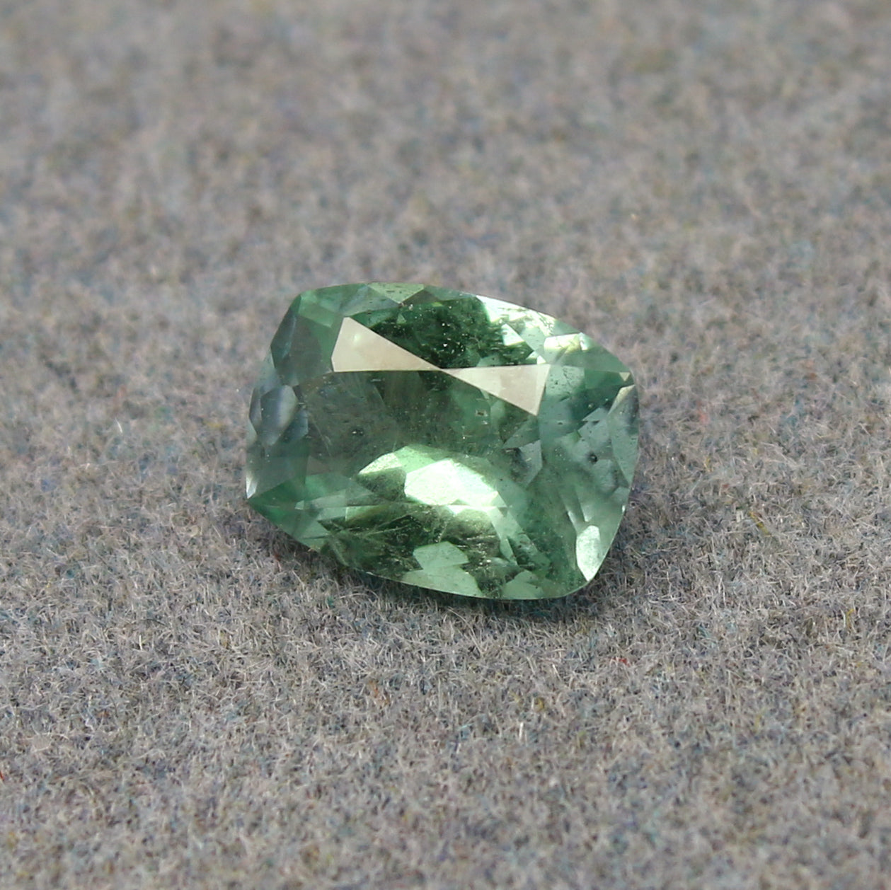 Natural Rare Kornerupine 1.00 Carat 7.7x5.7 MM Cushion Shape Faceted Gemstone