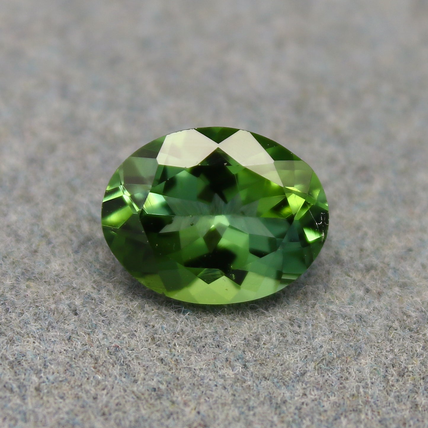 Natural Green Tourmaline 1.72 Carat 9x7 MM Oval Shape Faceted Gemstone