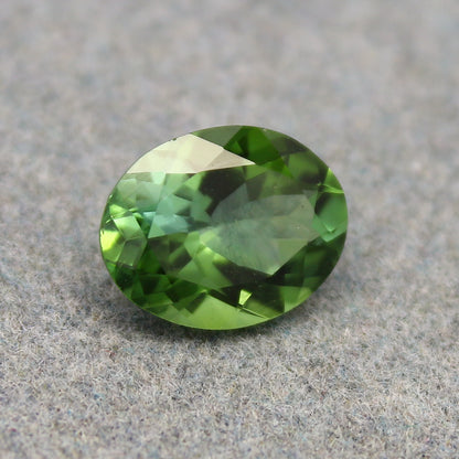 Natural Green Tourmaline 1.72 Carat 9x7 MM Oval Shape Faceted Gemstone