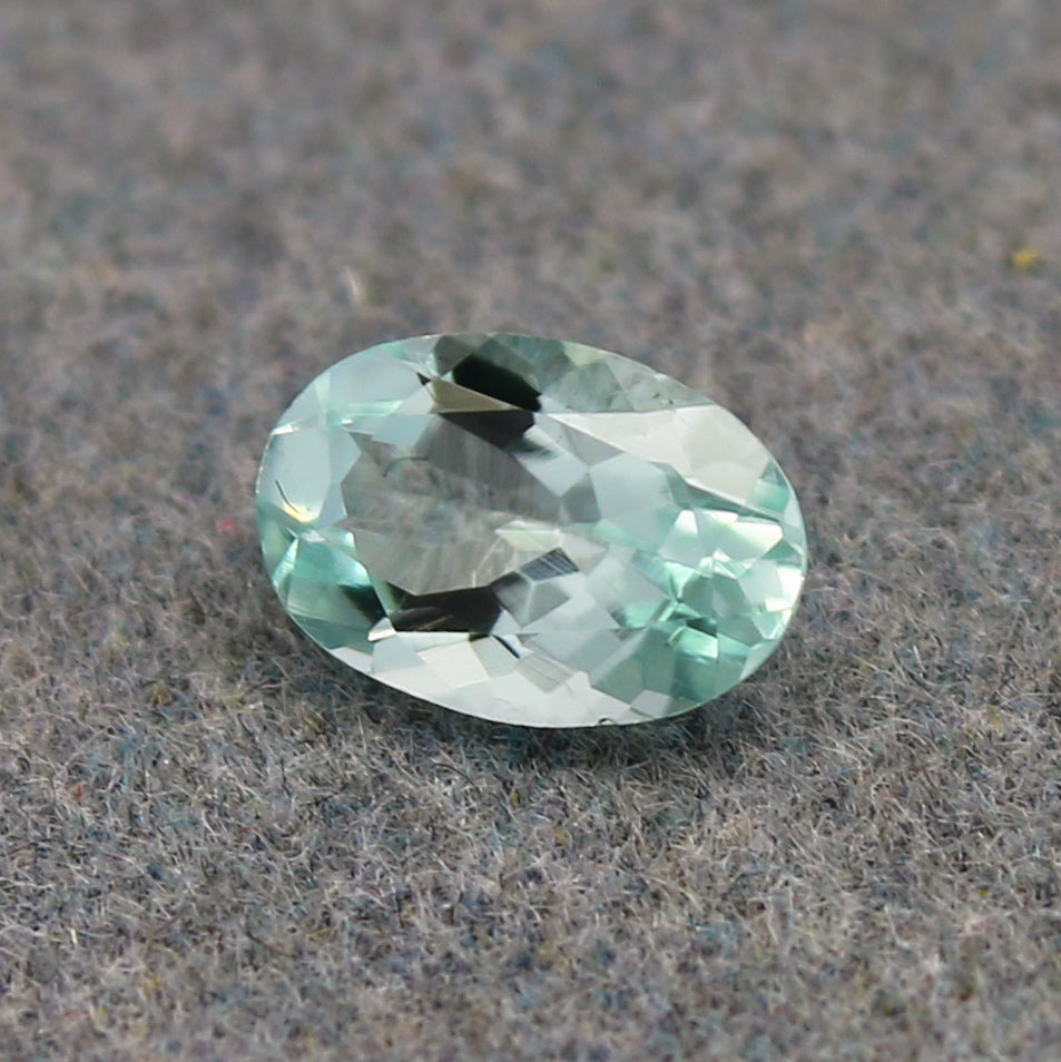 Natural Paraiba Tourmaline 0.40 Carat 6x4 MM Oval Shape Faceted Gemstone