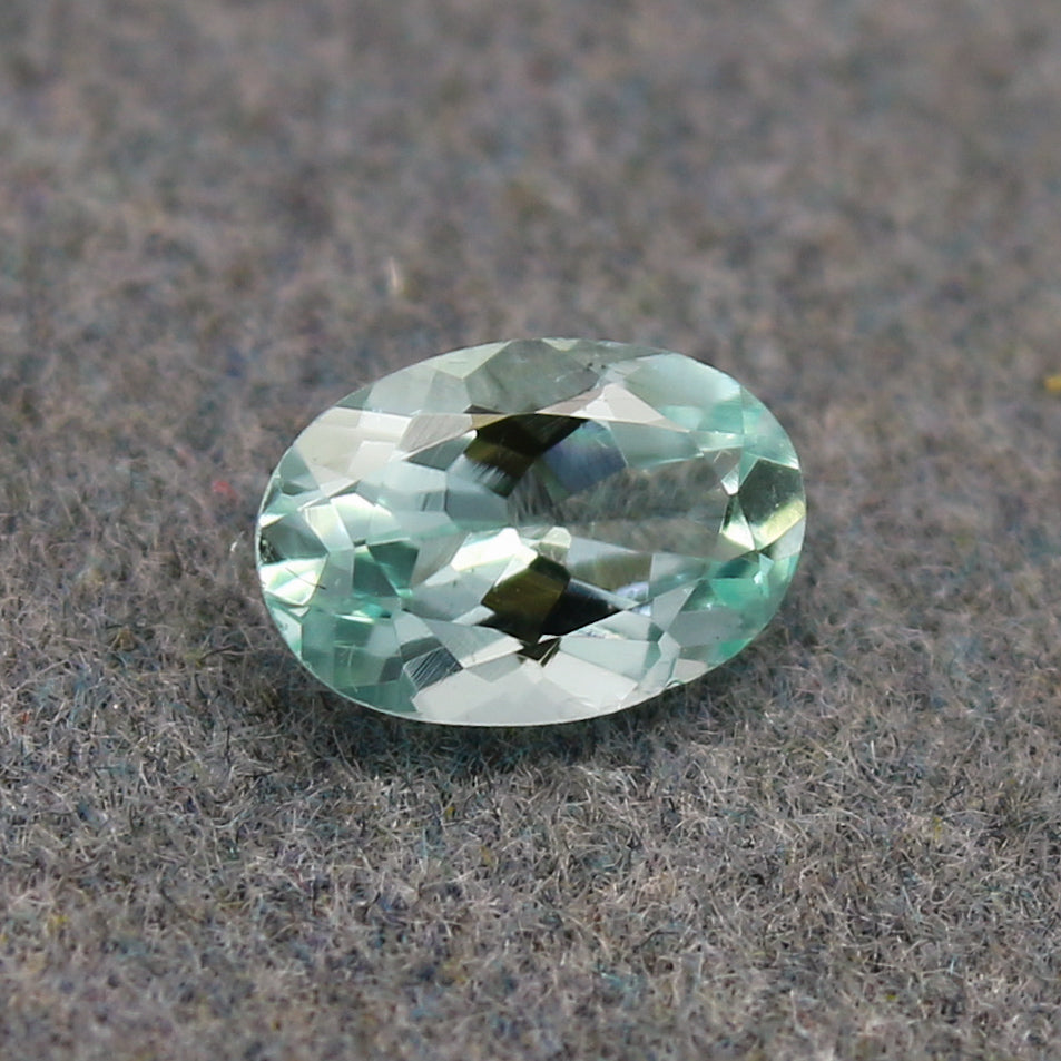 Natural Paraiba Tourmaline 0.40 Carat 6x4 MM Oval Shape Faceted Gemstone