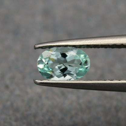 Natural Paraiba Tourmaline 0.40 Carat 6x4 MM Oval Shape Faceted Gemstone