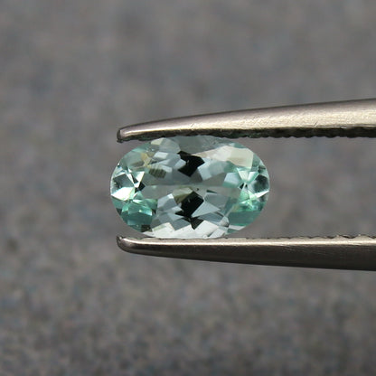 Natural Paraiba Tourmaline 0.40 Carat 6x4 MM Oval Shape Faceted Gemstone