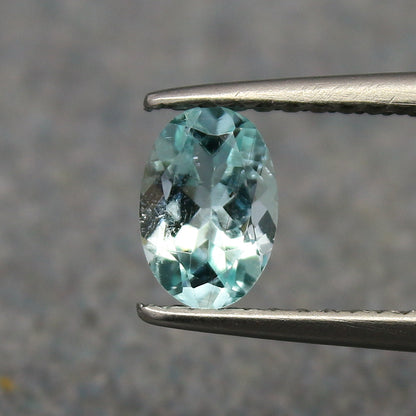 Natural Paraiba Tourmaline 0.45 Carat 6.3x4.3 MM Oval Shape Faceted Gemstone