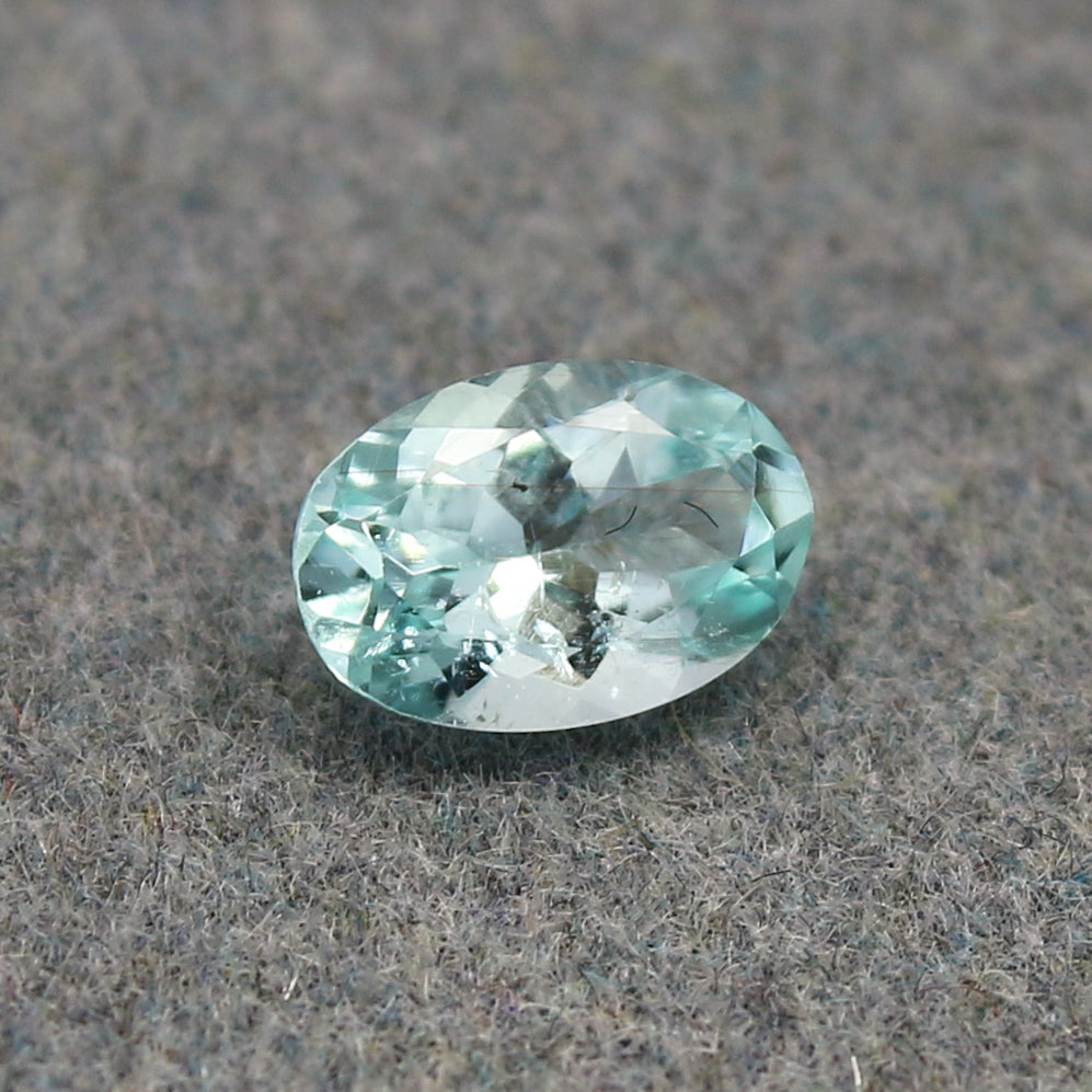 Natural Paraiba Tourmaline 0.45 Carat 6.3x4.3 MM Oval Shape Faceted Gemstone