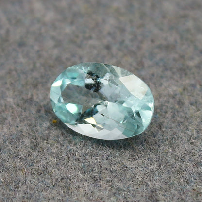 Natural Paraiba Tourmaline 0.45 Carat 6.3x4.3 MM Oval Shape Faceted Gemstone