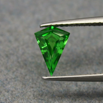 Natural Tsavorite Garnet 0.60 Carat 8.5x6 MM Fancy Shape Faceted Gemstone