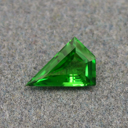 Natural Tsavorite Garnet 0.60 Carat 8.5x6 MM Fancy Shape Faceted Gemstone