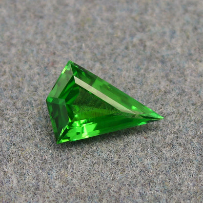 Natural Tsavorite Garnet 0.60 Carat 8.5x6 MM Fancy Shape Faceted Gemstone