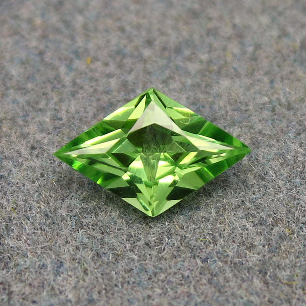 Natural Tsavorite Garnet 0.58 Carat 8.2x5.4 MM Fancy Shape Faceted Gemstone