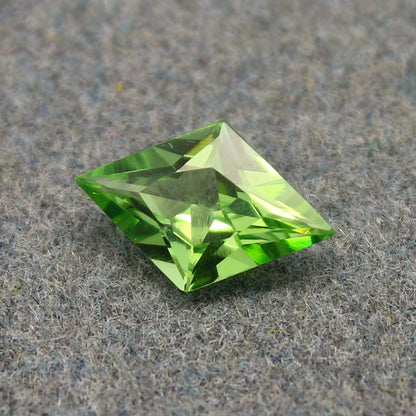 Natural Tsavorite Garnet 0.58 Carat 8.2x5.4 MM Fancy Shape Faceted Gemstone