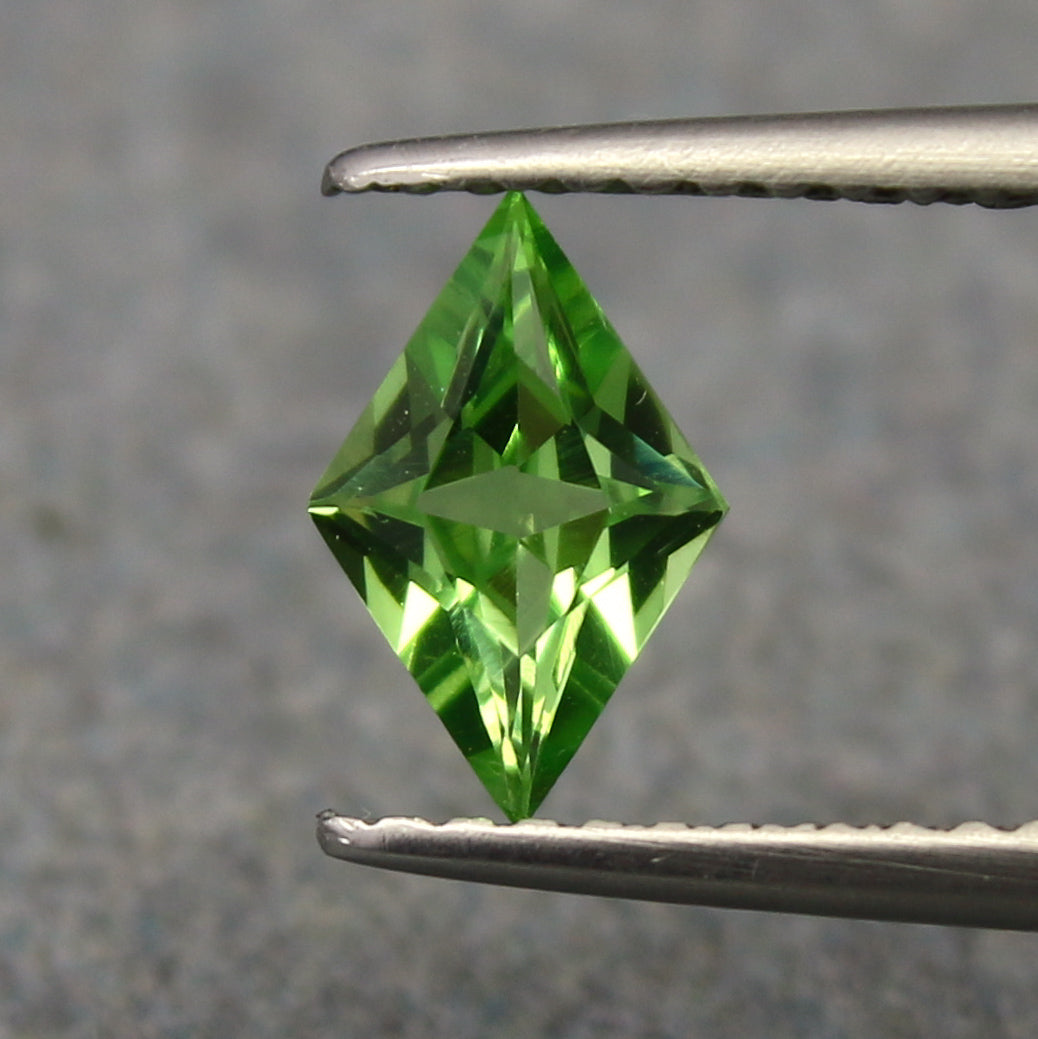 Natural Tsavorite Garnet 0.58 Carat 8.2x5.4 MM Fancy Shape Faceted Gemstone