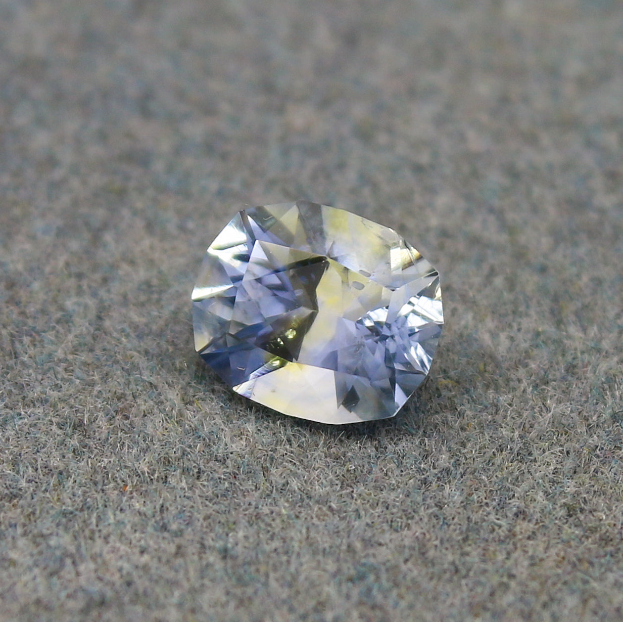 Natural Parti Sapphire 1.15 Carat 6.8x5.6 MM Fancy Shape Faceted Gemstone