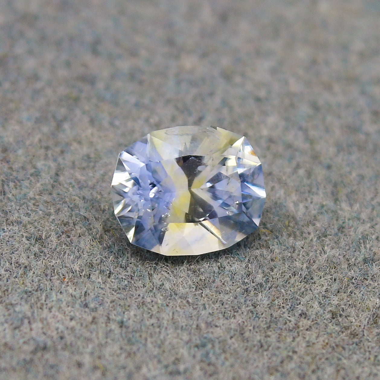 Natural Parti Sapphire 1.15 Carat 6.8x5.6 MM Fancy Shape Faceted Gemstone