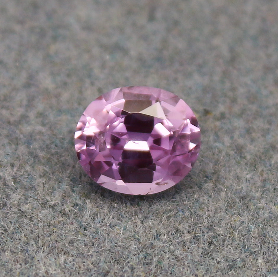 Natural Pink Sapphire 0.75 Carat 5.8x5 MM Oval Shape Faceted Gemstone